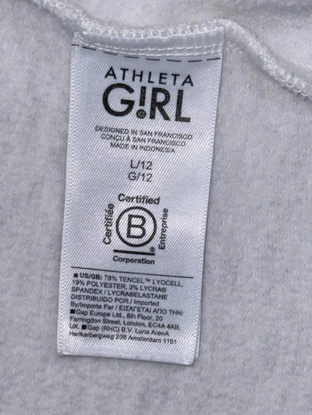 Athleta girl wrap